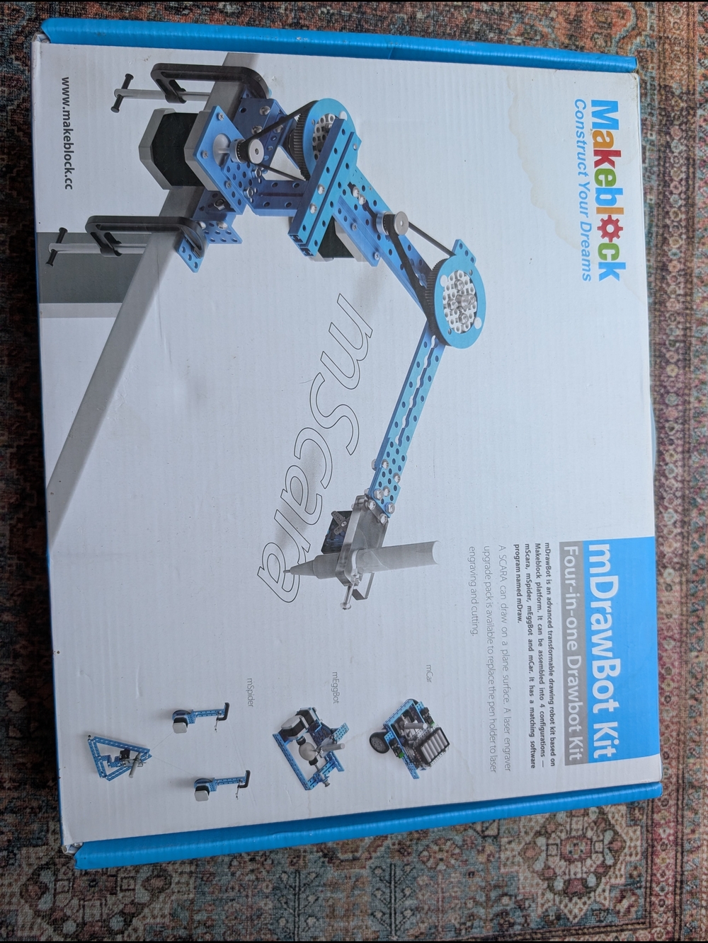 mDrawBot Kit -  4 in 1 Makeblock Kids Drawing Robot Toy